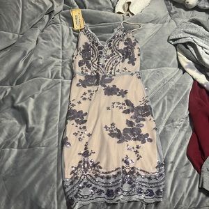 A purple sparkle dress from lingmin